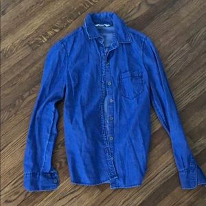 Old Navy Bright Blue Chambray